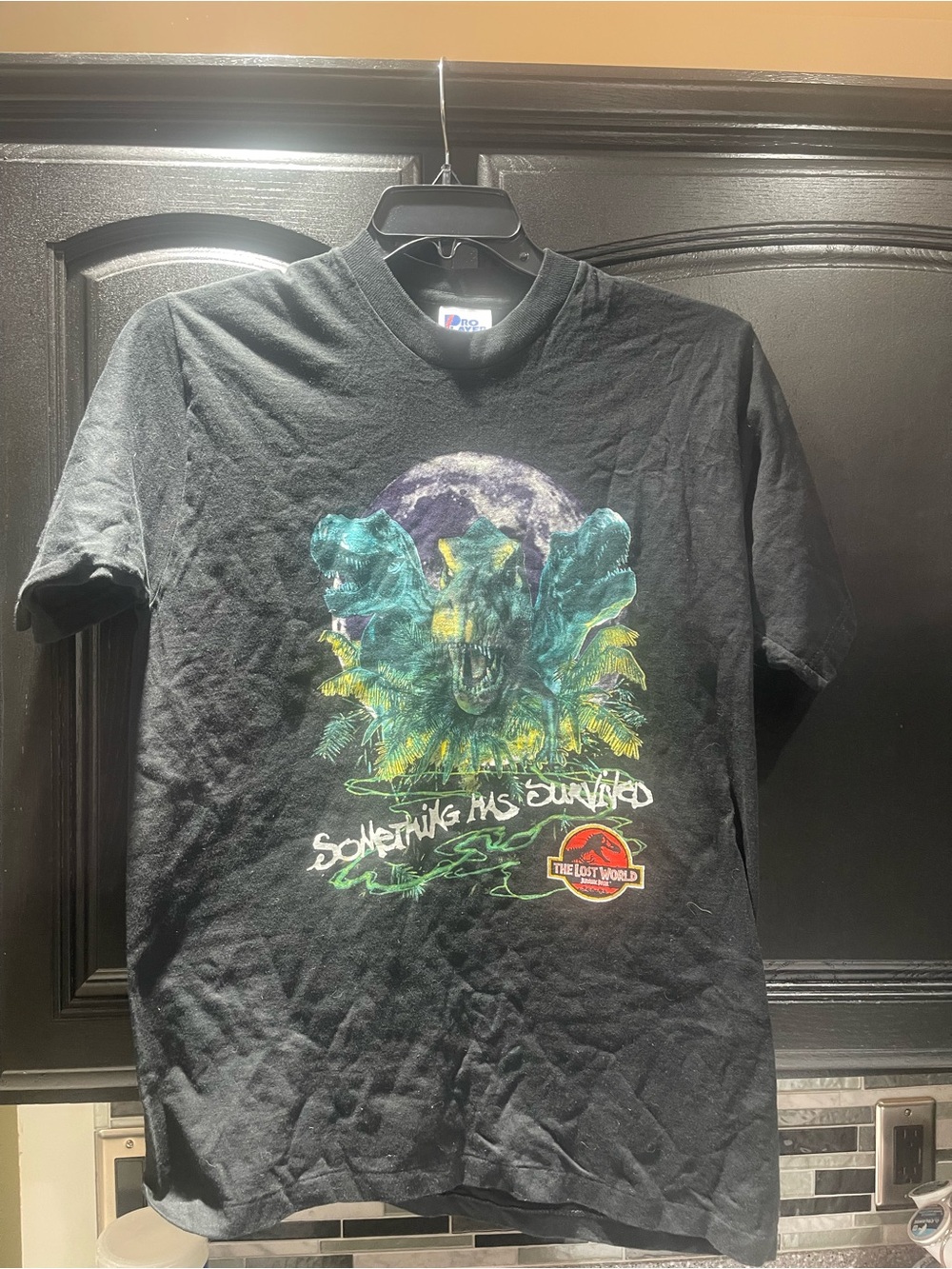 VTG Jurassic Park Lost World Pro Player Youth Large (18-20) T shirt In EUC